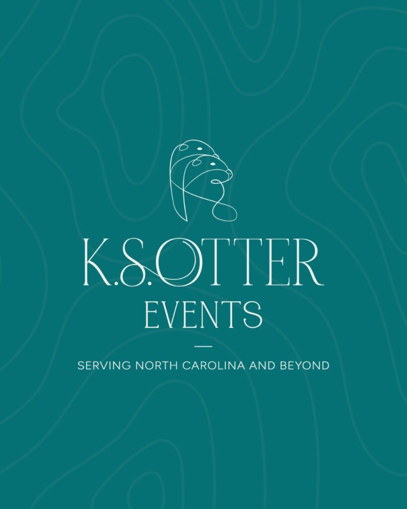 Logo design for K.S.Otter Events in Teal