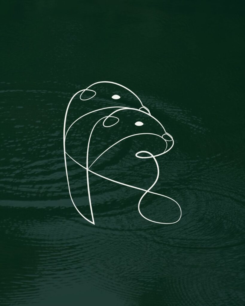 Hand drawn illustration of Otter for K.S.Otter Events
